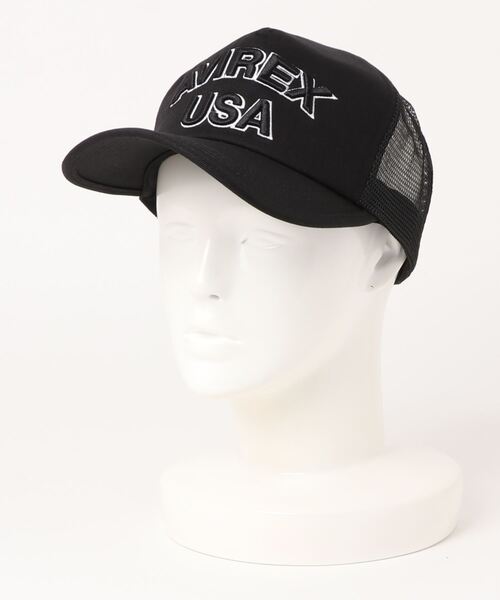 AVIREX(アヴィレックス)の「AVIREX / USA メッシュキャップ 14407200(キャップ・レディース・ホワイト/ブラック/ネイビー/ブラック系その他/カーキ・FREE)」の10枚目の写真