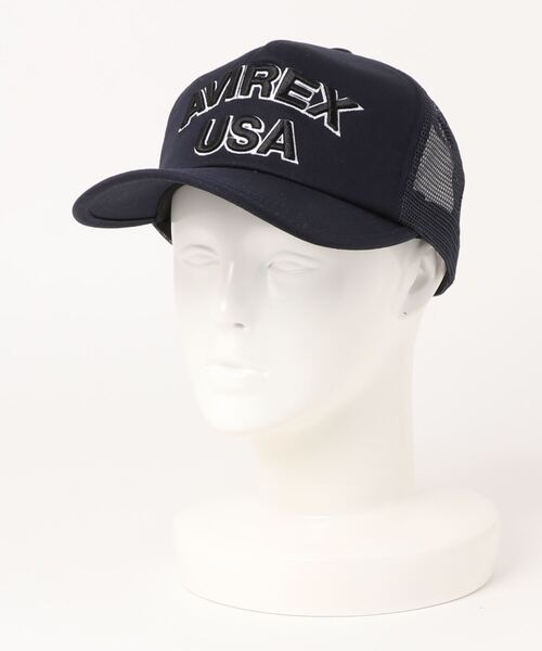 AVIREX(アヴィレックス)の「AVIREX / USA メッシュキャップ 14407200(キャップ・レディース・ホワイト/ブラック/ネイビー/ブラック系その他/カーキ・FREE)」の13枚目の写真