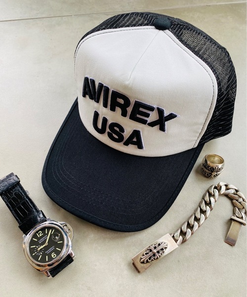 AVIREX(アヴィレックス)の「AVIREX / USA メッシュキャップ 14407200(キャップ・レディース・ホワイト/ブラック/ネイビー/ブラック系その他/カーキ・FREE)」の15枚目の写真