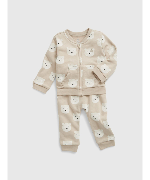 GAP（ギャップ）の「ブラナンベア セットアップ 2点セット (ベビー)（スウェット・キッズ・ブラウン/ベージュ/オフホワイト・12-18M/18-24M/6-12M/3-6M）」の5枚目の写真