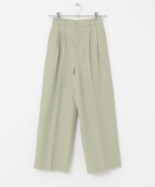 KBF(ケイビーエフ)の「ダブルタックストレートパンツ(その他パンツ・レディース・ブラック/ブラウン/グリーン系その他・ONE)」の10枚目の写真