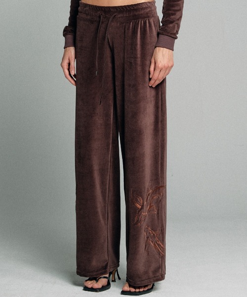 Velour Bootcut Pants/ベロアブーツカットパンツ