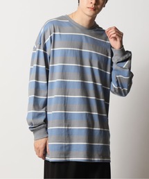 Beno | レトロボーダーTEE ロングスリーブTシャツ(Tシャツ/カットソー)