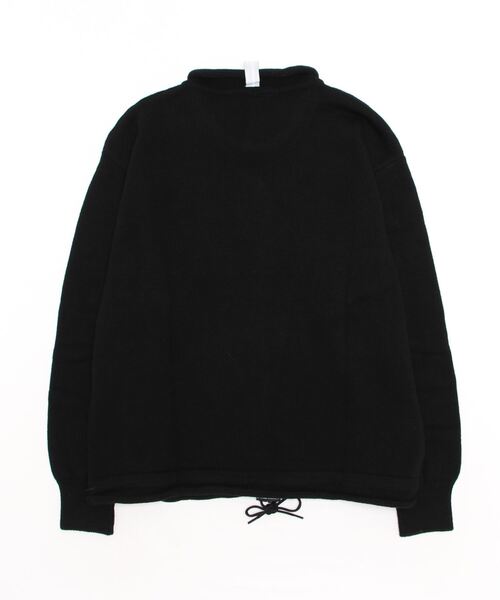 POLIQUANT(ポリクアント)の「POLIQUANT(ポリクアント)DOUBLE FACE KNIT PULLOVER PK ダブルフェイス ニットプルオーバー(ニット/セーター・メンズ・ブラック・M/S)」の2枚目の写真