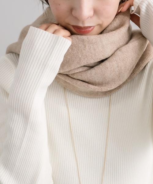 mystic(ミスティック)の「マルチWAYニットボレロ(カーディガン/ボレロ・レディース・ベージュ/ブラック/チャコールグレー・FREE)」の18枚目の写真