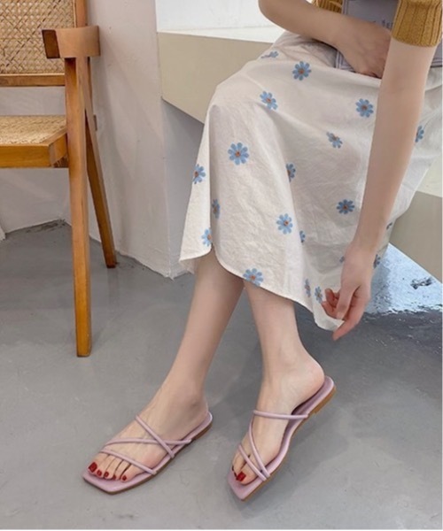 Burner(バーナー)の「【OKUOKU 0909】 フラット サンダル oku-shoes-670392250061-21(サンダル・レディース・E/D/C/A/B・38/40/36)」の17枚目の写真