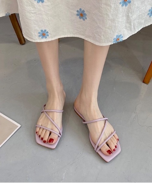 Burner(バーナー)の「【OKUOKU 0909】 フラット サンダル oku-shoes-670392250061-21(サンダル・レディース・E/D/C/A/B・38/40/36)」の16枚目の写真