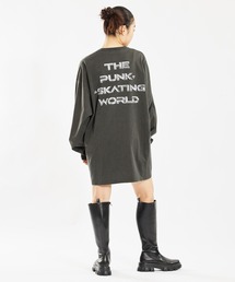 X-girl | METAL LOGO L/S TEE DRESS(ワンピース)