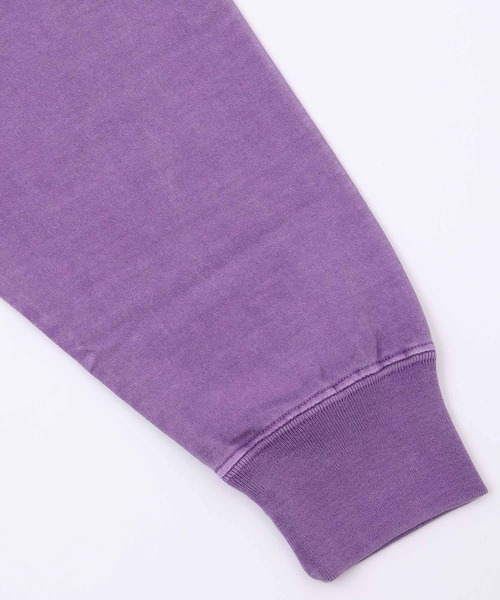 X-girl（エックスガール）の「METAL LOGO L/S TEE DRESS（ワンピース・レディース・チャコール/パープル/ピンク・M/S）」の9枚目の写真