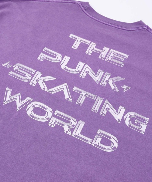 X-girl（エックスガール）の「METAL LOGO L/S TEE DRESS（ワンピース・レディース・チャコール/パープル/ピンク・M/S）」の10枚目の写真