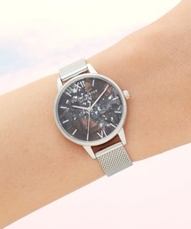 OLIVIA BURTON（オリビアバートン）の「「OLIVIA BURTON/オリビアバートン」 セレスティアル シルバーメッシュ 30mm 腕時計（アナログ腕時計・レディース）」
