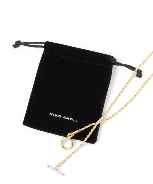 niko and...（ニコアンド）の「スクリューステンレスネックレス（ネックレス・メンズ・イエロー/グレー・FREE）」の7枚目の写真