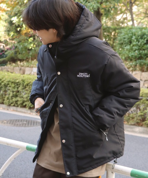 ROOPTOKYO（ループトウキョウ）の「OVERSIZE MOUNTAIN PUFF JACKET / オーバーサイズ マウンテンパフジャケット アウトドア フード（ダウンジャケット/コート・メンズ・ブラック/オリーブ・M/L/XL）」の16枚目の写真