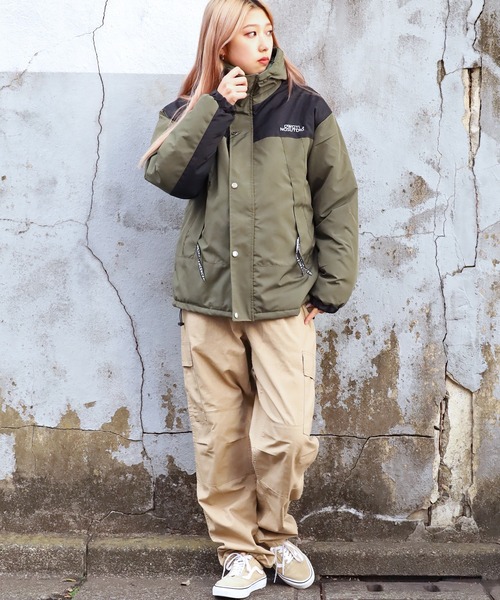 ROOPTOKYO（ループトウキョウ）の「OVERSIZE MOUNTAIN PUFF JACKET / オーバーサイズ マウンテンパフジャケット アウトドア フード（ダウンジャケット/コート・メンズ・ブラック/オリーブ・M/L/XL）」の21枚目の写真