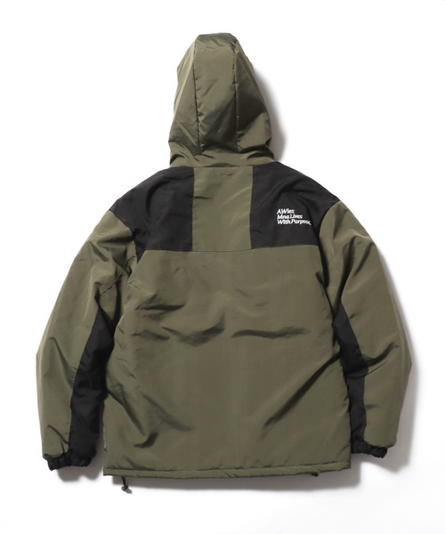 ROOPTOKYO（ループトウキョウ）の「OVERSIZE MOUNTAIN PUFF JACKET / オーバーサイズ マウンテンパフジャケット アウトドア フード（ダウンジャケット/コート・メンズ・ブラック/オリーブ・M/L/XL）」の15枚目の写真