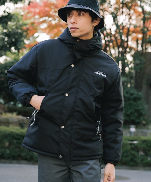 ROOPTOKYO（ループトウキョウ）の「OVERSIZE MOUNTAIN PUFF JACKET / オーバーサイズ マウンテンパフジャケット アウトドア フード（ダウンジャケット/コート・メンズ・ブラック/オリーブ・M/L/XL）」の3枚目の写真