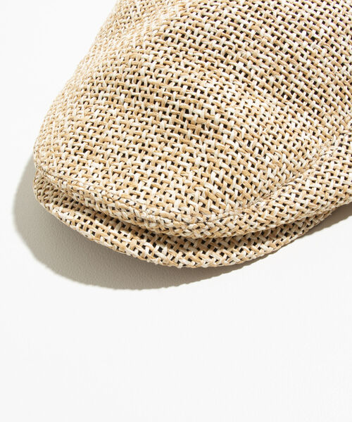 GLOSTER（グロスター）の「【GLOSTER/グロスター】PAPER HANTING ハンチング ハンチング帽（ハンチング/ベレー帽・メンズ・ベージュ/ネイビー・FREE）」の4枚目の写真