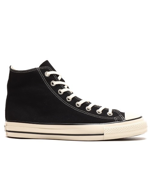 CONVERSE(コンバース)の「CONVERSE ALL STAR US HI / コンバース オールスター ユーエス ハイ(スニーカー・メンズ・ブラック・23.5cm/27.0cm/23.0cm/25.5cm/28.0cm/26.5cm/24.0cm/30.0cm/22.5cm/29.0cm/24.5cm/25.0cm/26.0cm/27.5cm)」の2枚目の写真