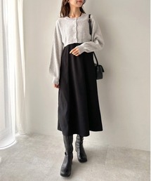 OLIVE des OLIVE | カーディガン×キャミワンピースセット(ワンピース)