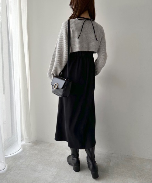 OLIVE des OLIVE(オリーブデオリーブ)の「カーディガン×キャミワンピースセット(ワンピース・レディース・ライトブラウン/ブルー/ブラック・FREE)」の9枚目の写真