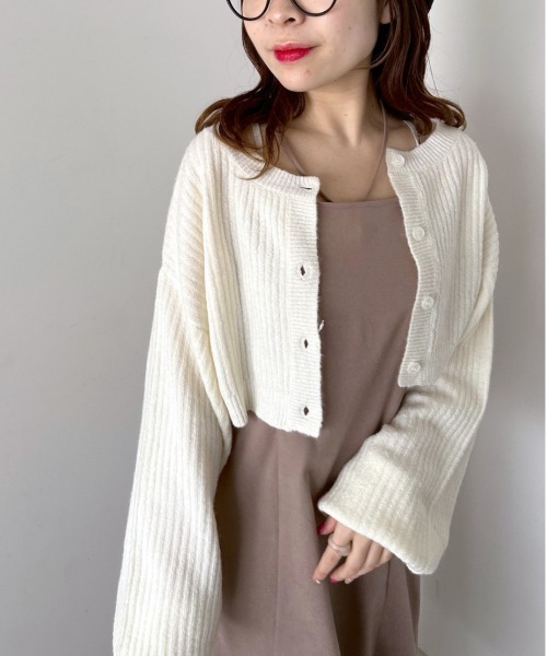 OLIVE des OLIVE(オリーブデオリーブ)の「カーディガン×キャミワンピースセット(ワンピース・レディース・ライトブラウン/ブルー/ブラック・FREE)」の11枚目の写真