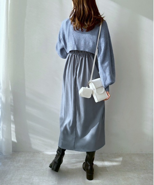 OLIVE des OLIVE(オリーブデオリーブ)の「カーディガン×キャミワンピースセット(ワンピース・レディース・ライトブラウン/ブルー/ブラック・FREE)」の19枚目の写真