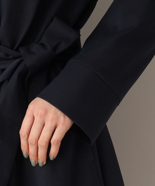 UNTITLED（アンタイトル）の「◆【コートアップ可能】エアタスラン ノーカラーコート（ノーカラーコート・レディース・グレー系/ネイビー/ライトベージュ・00/01/02/03/04/42/44/46/48/50）」の8枚目の写真