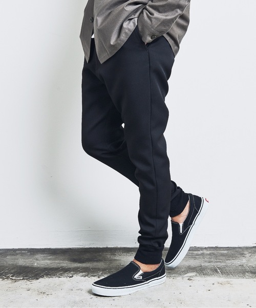 Magine(マージン)の「PE KERSEY RIB PANTS:カルゼ リブ パンツ 23SS(スラックス・メンズ・ベージュ/チャコールグレー/ブラック・44/46/48)」の2枚目の写真