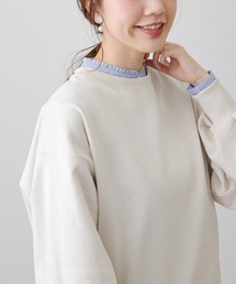 URBAN RESEARCH Sonny Label | スタンドフリルカラーコットンタックドレスシャツ(シャツ/ブラウス)