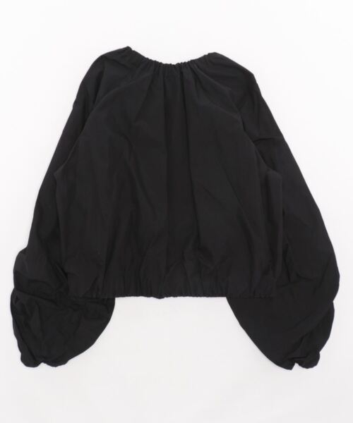 emmi(エミ)の「【emmi atelier】ナイロンギャザークロップドブラウス(シャツ/ブラウス・レディース・ブラック/ピンク/ホワイト・FREE)」の21枚目の写真