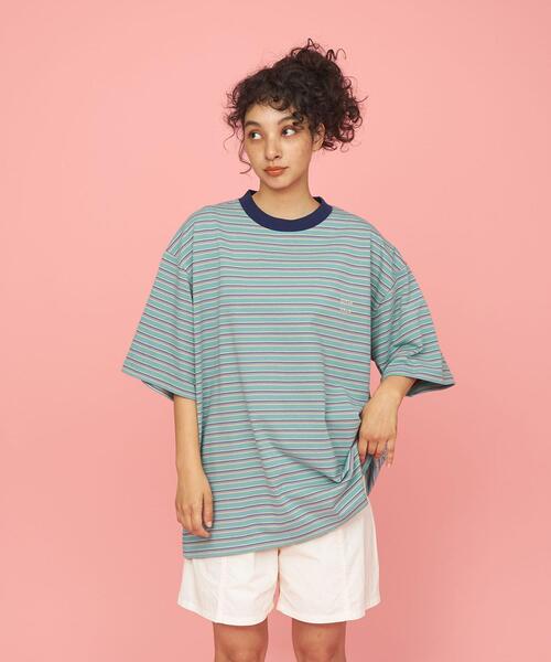 CITEN（シテン）の「＜CITEN＞ランダムボーダー Tシャツ（Tシャツ/カットソー・メンズ・ライトブルー/ネイビー・FREE）」の14枚目の写真