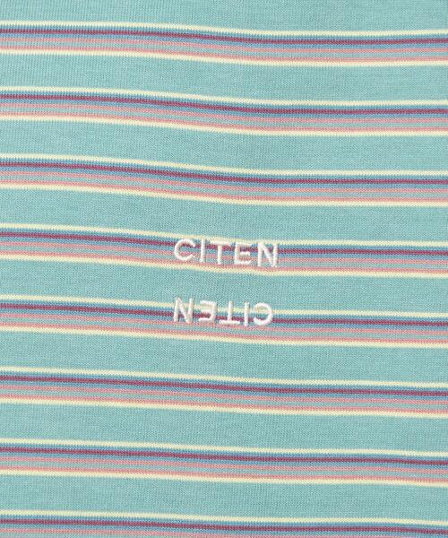 CITEN（シテン）の「＜CITEN＞ランダムボーダー Tシャツ（Tシャツ/カットソー・メンズ・ライトブルー/ネイビー・FREE）」の21枚目の写真