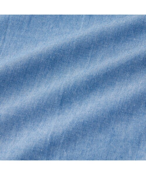 HOT BISCUITS(ホットビスケッツ)の「ボーダー オーバーオール風 ショートオール(ロンパース・キッズ・ブルー・80cm/70cm)」の4枚目の写真