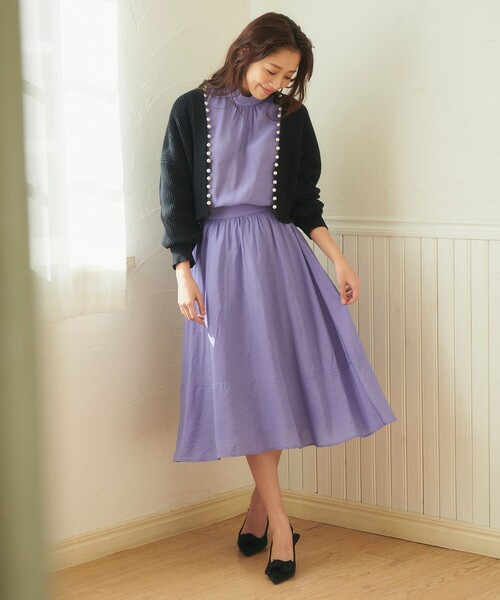 Feroux(フェルゥ)の「【セットアイテム】2WAYボウタイ セットアップ(セットアップ・レディース・スカイブルー系/ピンク系/ネイビー系・2/1)」の11枚目の写真