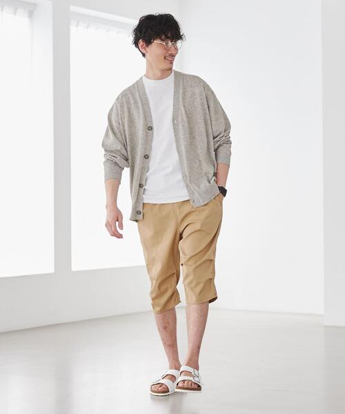 coen（コーエン）の「二ーレングスハーフパンツ（その他パンツ・メンズ・ベージュ/ネイビー・S/L/M/XL）」の4枚目の写真