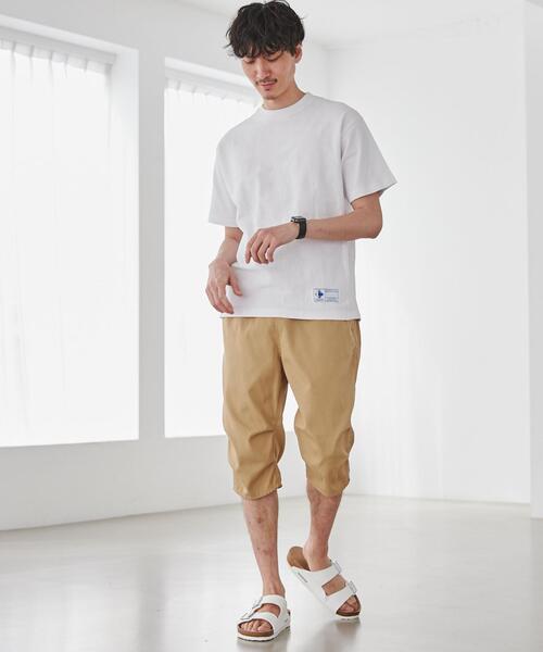 coen（コーエン）の「二ーレングスハーフパンツ（その他パンツ・メンズ・ベージュ/ネイビー・S/L/M/XL）」の6枚目の写真