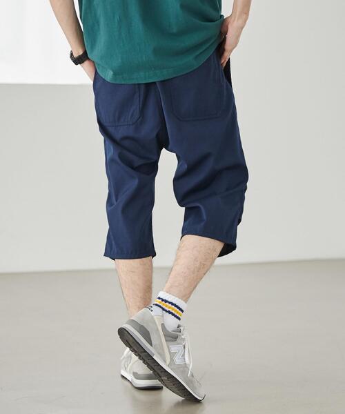 coen（コーエン）の「二ーレングスハーフパンツ（その他パンツ・メンズ・ベージュ/ネイビー・S/L/M/XL）」の14枚目の写真