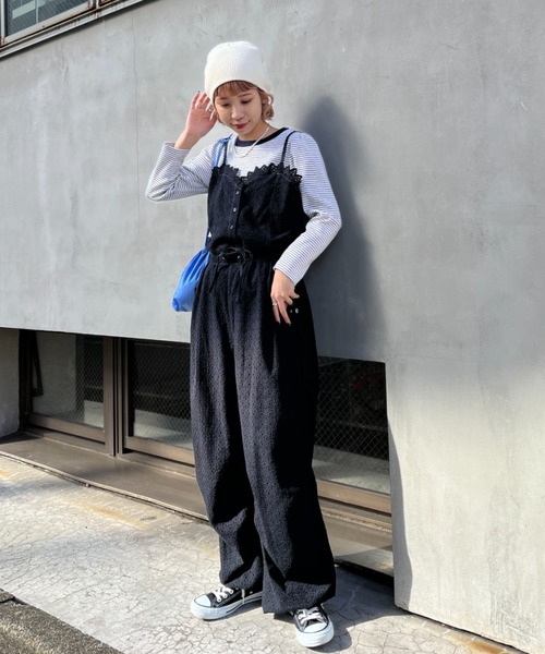 HELLO.SANFRANCISCO オーバーレース ビスチェ パンツ セット