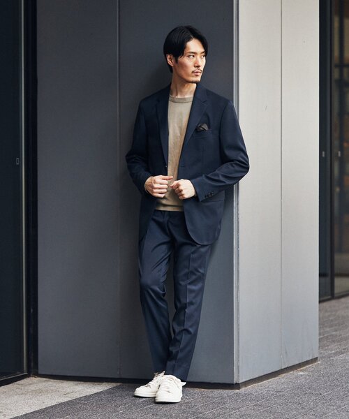 EDIFICE（エディフィス）の「ドライツイル テーパードパンツ【セットアップ着用可】（スラックス・メンズ・ベージュ/ネイビー/カーキ/チャコールグレー・SMALL/MEDIUM/LARGE/X-LARGE）」の12枚目の写真