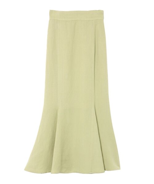 LAGUNAMOON（ラグナムーン）の「リネンフレアマチスカート（スカート・レディース・ライトグリーン/ネイビー/ホワイト・SMALL/MEDIUM）」の2枚目の写真