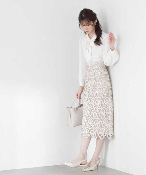 PROPORTION BODY DRESSING（プロポーションボディドレッシング）の「２ＷＡＹリボンブラウス / 1213110310（シャツ/ブラウス・レディース・グレー/ライトグリーン/ホワイト系その他・MEDIUM/SMALL）」の15枚目の写真