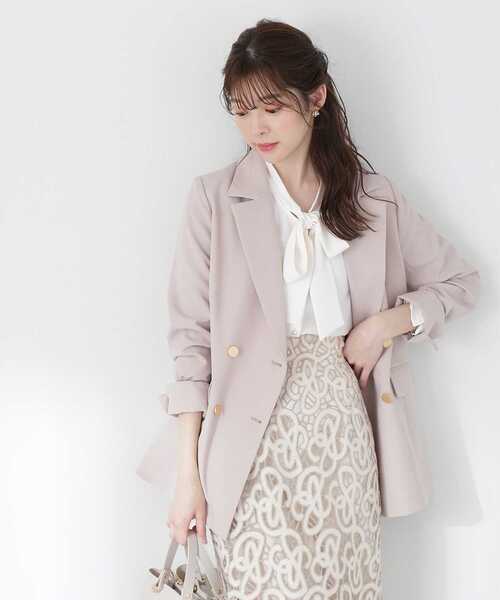 PROPORTION BODY DRESSING（プロポーションボディドレッシング）の「２ＷＡＹリボンブラウス / 1213110310（シャツ/ブラウス・レディース・グレー/ライトグリーン/ホワイト系その他・MEDIUM/SMALL）」の20枚目の写真