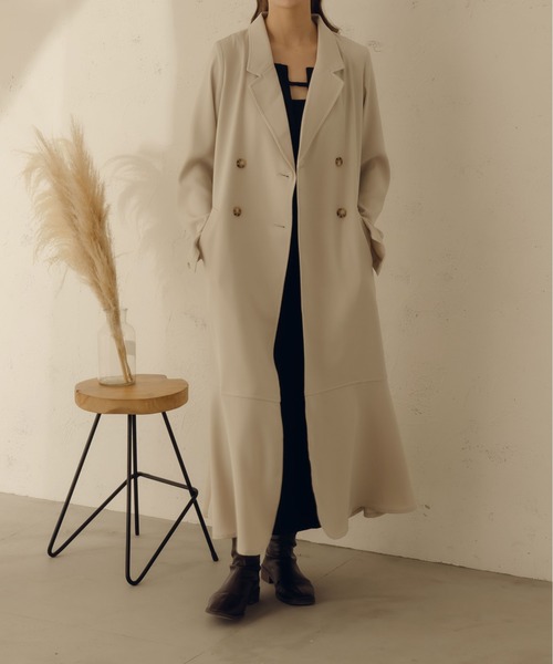 シャルレ コート LL ベージュ シャルレ 着心地フィット キルトコート LL - メルカリ