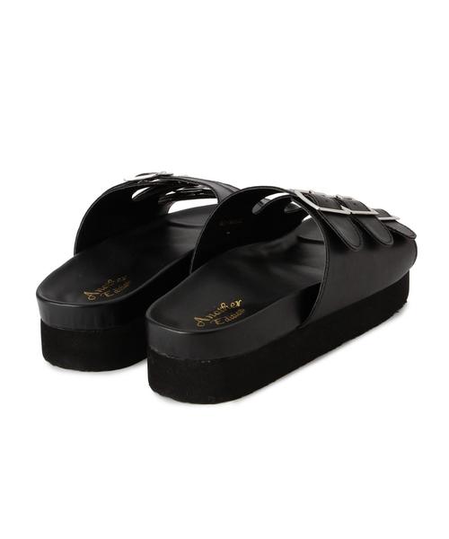 Another Edition（アナザーエディション）の「3バックル厚底サンダル/AEBC 3Buckle アツゾコSNDL40（サンダル・レディース・ホワイト/シルバー/ブラック・SMALL/LARGE/MEDIUM）」の7枚目の写真