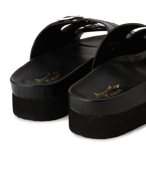 Another Edition（アナザーエディション）の「3バックル厚底サンダル/AEBC 3Buckle アツゾコSNDL40（サンダル・レディース・ホワイト/シルバー/ブラック・SMALL/LARGE/MEDIUM）」の9枚目の写真
