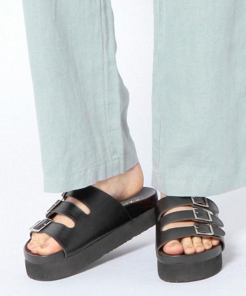 Another Edition（アナザーエディション）の「3バックル厚底サンダル/AEBC 3Buckle アツゾコSNDL40（サンダル・レディース・ホワイト/シルバー/ブラック・SMALL/LARGE/MEDIUM）」の12枚目の写真