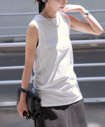 VERMEIL par iena（ヴェルメイユパーイエナ）の「【ATON/エイトン】TANK TOP（Tシャツ/カットソー）」