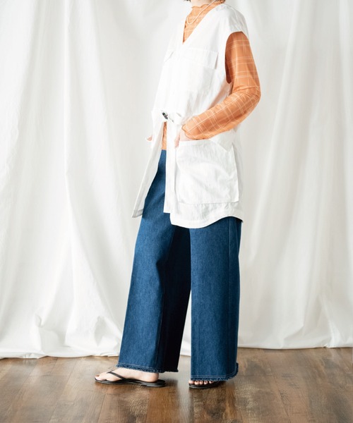 COMMRE(コムル)の「プリントチュールトップス(Tシャツ/カットソー・レディース・ブラウン/オレンジ/グリーン・FREE)」の16枚目の写真