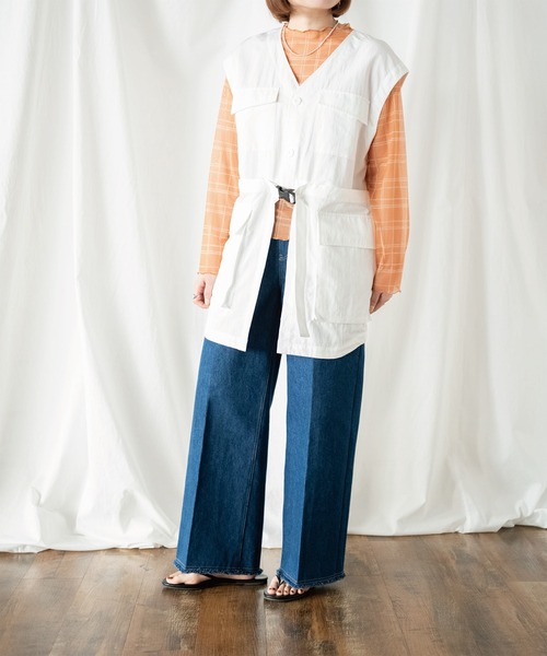 COMMRE(コムル)の「プリントチュールトップス(Tシャツ/カットソー・レディース・ブラウン/オレンジ/グリーン・FREE)」の15枚目の写真