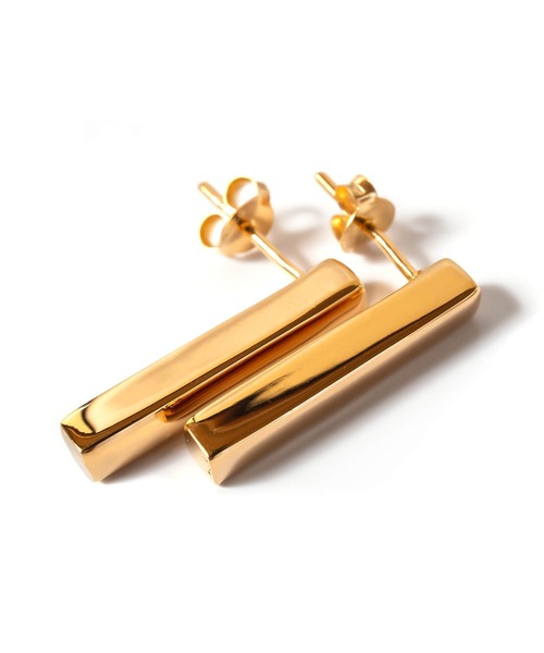 Ops.(オプス)の「ピアス 金属アレルギー対応 シルバー925 ゴールド バーピアス 【loka ロカ】(ピアス(両耳用)・レディース・シルバー/イエローゴールド・ONE SIZE)」の12枚目の写真